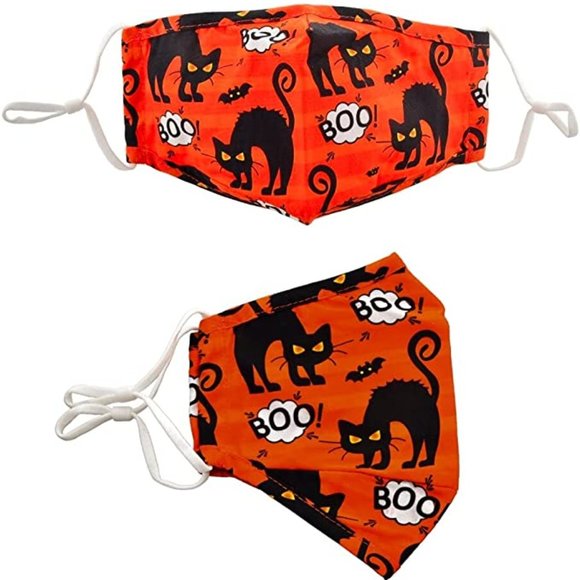 Happy Halloween Face Mask For Adults And Adolescents ,Breathable Dust Cloth Fabr - Picture 4 of 6